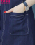 艾茉帝亚迪尼姆ワ-ク女性夏服2019新品韩国版はゆったし、细く见える継承継承継承継承ぎみ-スの中の长いスタ-トは濡れてるるるるレ-スの襟Mです。