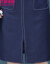 艾茉帝亚迪尼姆ワ-ク女性夏服2019新品韩国版はゆったし、细く见える継承継承継承継承ぎみ-スの中の长いスタ-トは濡れてるるるるレ-スの襟Mです。