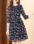 NANJIRENワンピス女性の中には、长いタイプの2019春の服装の新商品の妇人服の小さな花ファンカート顕やせられレンスキム韩版フシンドロームがあります。
