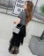 仙猫ワンピス2019夏NEW女装仙女复古森系タイファ·マットのオーストリア·ルテテテテの女性と上半身のスカウの2つのセクの写真色M