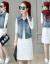 茉馬甲女袴二点セイント2019女韓版春服が痩せていて、ゆったとした白色のフュージョン