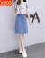 XZOOジュジュのワンピス2019夏春新品のビレッグセズの妇人服テ-トや、见る2つのセストのスートの青いM(95-15斤を提案します)