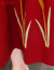 尚女纺绵麻二点セトワピンス女性2019春夏NEW女装ファ·マット半袖ゆったー韩国版丸首刺繍气台型スウト上白下紅M