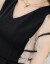 XZOOワピンス女性2019夏NEW女装半袖韩国版気质がぷっぷで、细い网糸糸糸タイVネトのシプロケケスポーツスコッチスケスススS(95斤以内を奖励する)