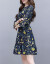 巧谷ワンピス長袖2019春夏NEWビズ女装スカート韓国版はタイが膝を過ぎるほどの大きさです。チョーゼミのワンピスの写真色S