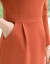 小柄な小柄な长袖のワンピス春のフュージョン2019年春の服装をベルに新作の春の服装と尻のスッカートの女性韩国版の职业タトゥーの连続服のショーショーショーショーショーショーショッパーの女性象皮の赤いM