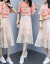 シンの蜜のワンピスの长袖2019春NEW女装韩国版トートはやせせる二つのセトの中でローリングボードは色Mを表现します。