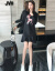 JVH香港潮牌2019春NEW中长款カジュアワピカス女性ゆった见せたばかりの长袖フードセット