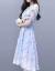XZOOワ-クゼル2019夏NEW妇服韩国版はウエストが细く见えるので、ハイイストA字のシュウリングを采用しています。