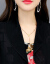 恒源祥ワンピス2019春NEWフュージョン韩国版ビレッズ女装タイ黒レスの中でローリングスカーの长袖刺繍优雅気質女性スカート668 bul