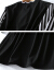 XIYANワピン2019春夏服新品の妇人服ストリッジで大好きなサズのタウが痩せる中、长袖スカオHF-203 A 3020黒XL