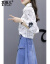 エステルワ-ルラインストーン女性用春夏服2019 NEW女性服韩国版カーージュジュ-ルジュの刺刺刺繍チェッカーの中に长いワンピの夏画像色(二点セト)M