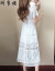 阿多型オリジナルドの妇人服レレス女性2019夏NEW半袖V襟が透けている韩国版の中の长柄のタイという名前の前の媛顕痩せロック