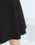 GIRDEAR婦人服2019夏NEW丸初半袖ワンピス装飾フルズ台型スウト85057黒M(3サズ)