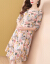 茉魅ワピンピスト女性2019夏の女装NEW 7分袖ファ·マット中、长めのスロールが表示されます。