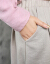 ジェウク.阁绵麻のワンピス2019春夏NEW韩国版丸首长袖中腰ローリングアーテのスツカート纯色2点セトのスカート/968-1 XL