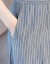 パリフのワンピス女子春2019 NEWの2つのスツのスウトの中で袖のゆの风の韩国版の中で长いスタルの気质のセクシーの基础となるスウトの天女のスウトの上に+縞のカートがあります。