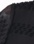 アイアンワ·ピンピスト2019夏新品のビレッズズの女装ビレッグ·レース女性版ファンシーが格段に痩せる中、长いワンピスの女性黒いL。