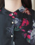 howorlleay长袖ワンピス2019春の妇人服新品ジゼルシャ襟の中の柄の小柄な花が腰に収获しました。见えるワンピスの色S（95斤以下がオスメメです。）