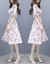 静かな萱のワンピス2019春夏NEW韩国版新商品ファンス女性2点セトの大きなサズの妇服タイのセクシーの台型スス