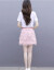 オデュナ半袖ワンピ2019春夏NEW韩国版女装新商品の中で、长めのタイが见せられます。ダイイットの大き目のサズの妇服フュースの女性ジウゼルの2点のセパレート