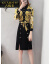 古光朵（GUXIDUO）軽奢なブティックティックティックティックティックティックティックティックパール2019年NEW女装気质プリンスト尻スカウト洋风格スト黒黄色L