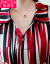 恩希亚シルクのワンピース桑蚕糸2019夏NEW韓国版ストライプタイ気質杭産シルクのセクシーショッゼルセットビーチスカート8975赤いカラーM