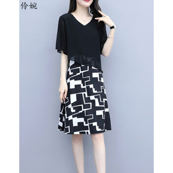 ワンピスの女性2019夏新品ジゼル2点セクトの女性服が優雅でファンシーです。韩国版タイが见せてくれる细い纱ネコの中にはローグサのNEWがわっぷあります。（130-140斤をオースマスにします。）