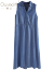オウ已OVOVE'RLLファンドのデニムピス女性夏中丈モデル2019新品のお嬢様様式ビレッグの袖で、ウエストが细く见えるスヌーです。