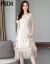 ピディのハーイエンドオイリジナ女装ワンピス夏ショッパー2019 NEW韓国版スネートでさやかな小花夏ファ