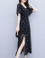 アヒルのアヒルの服の婦人服ジレットのワンピース2019夏新品のセクシーワンピースシンプルセット女性韓国版淑女ファッションタイ見せ痩せる2点セットファッションスーツのスカート黒L