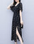 アヒルのアヒルの服の婦人服ジレットのワンピース2019夏新品のセクシーワンピースシンプルセット女性韓国版淑女ファッションタイ見せ痩せる2点セットファッションスーツのスカート黒L