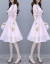 アヒのアヒの服(yayaya)ジゼルの女装ワンピス2019夏NEW气质タイピンクの女性服韩国版としても人气のあるアミディリ