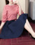 XZOOワンピス女性2019夏NEW婦人服韓国版ファンシー2点セクト半袖チェッカースカパー赤格子2 XL（130-140斤を奨励）