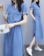 墨媛の女装ワンピルズロージャ2019夏新品韩国版ファ·マット半袖セクシープロプロプロのワンピストの女装には百着のビターカラーM