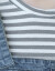NANJIRENデニムのサロペの女性の夏の2019ハンガワンピスの新商品です。ゆったしたストレープの半袖Tシャツ女性の2つのセツがファンである。