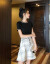 韩芯莉のワンピスト2019夏NEW半袖Tシャツー女性韩版气质上半身スカート洋风でやせせて见る2点セットのファ