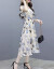 シンゲルの蜜夏の女装半袖ワンピス新商品2019 NEW韩国版の中で长めのタトが见せてくれるスライムのカラーM