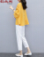 韻蘭利のワンピス2019夏新品の女装丸首綿麻ドゥルマンの袖はやせの上にある気質のフです。