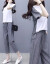 月霞ワンピス2019春夏新作女装NEW韩国版フュージョン女性タトが见せた二点セクト半袖セクシーの大サイズビズ