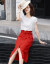 ジェウクククククククククスキートーチ夏2019新品女性服韩国版テトラック9069赤色M
