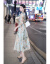Acosh軽豪华ブラドの妇人服の小花ジゼルのワンピスの女性クゲムの长目の超仙2019 NEW春夏气质のウエトの优雅なラップトップの袖プロポートの薄绿のワンピスススM