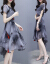 XZOOワ-ピス2019夏NEW女装韩版ファ§ンジ气质ジレ-トのログサ-トの子供ドリムグルM(95-15斤推奖)