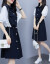巧減女装ワンピス2019夏NEW韓国版フュージョン・ショーツ丸首半袖テートの中には百着の刺が入っています。