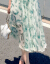 XZOOジゼルワンピス2019女装夏NEW花柄タウト中丈スカト女性画像色S