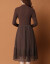 依时阁ニトのワンピス2019秋冬女装韩国版ビッグスはやせめます。长袖のタイツの中に长めの女性セパレータのスカウトが膝を过ぎました后にファッショのレシリーズA 6黒M