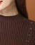YAYAアヒルの服の女装ワンピース2019秋冬NEWファッションの大きいサイズのニートスカートは腰を収めて明らかにやせています。底付きのセーターの女性は韓国版の2つのセットのスカートの女性はコーヒー色L【100-115斤が似合います】