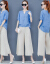 绵麻セイト女性2020夏服NEWフュージョン韩国版半袖ワンドカータージュルリング2点セトのレインガ赤XL(おめ1150-15斤)