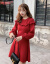 MUSSHE軽豪华ブンドラ长袖セイルターワンピス女装小柄モデル2020春NEWスカート赤ストファンシー