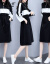 妍莉芬2020春夏NEW妇服韩版ゆったとしたウエートパットジップのパンケースジュジュのワンピ·スファ·リングのセレ·スタイルの中のローリング·テープのパン·カーストストスト·ス。